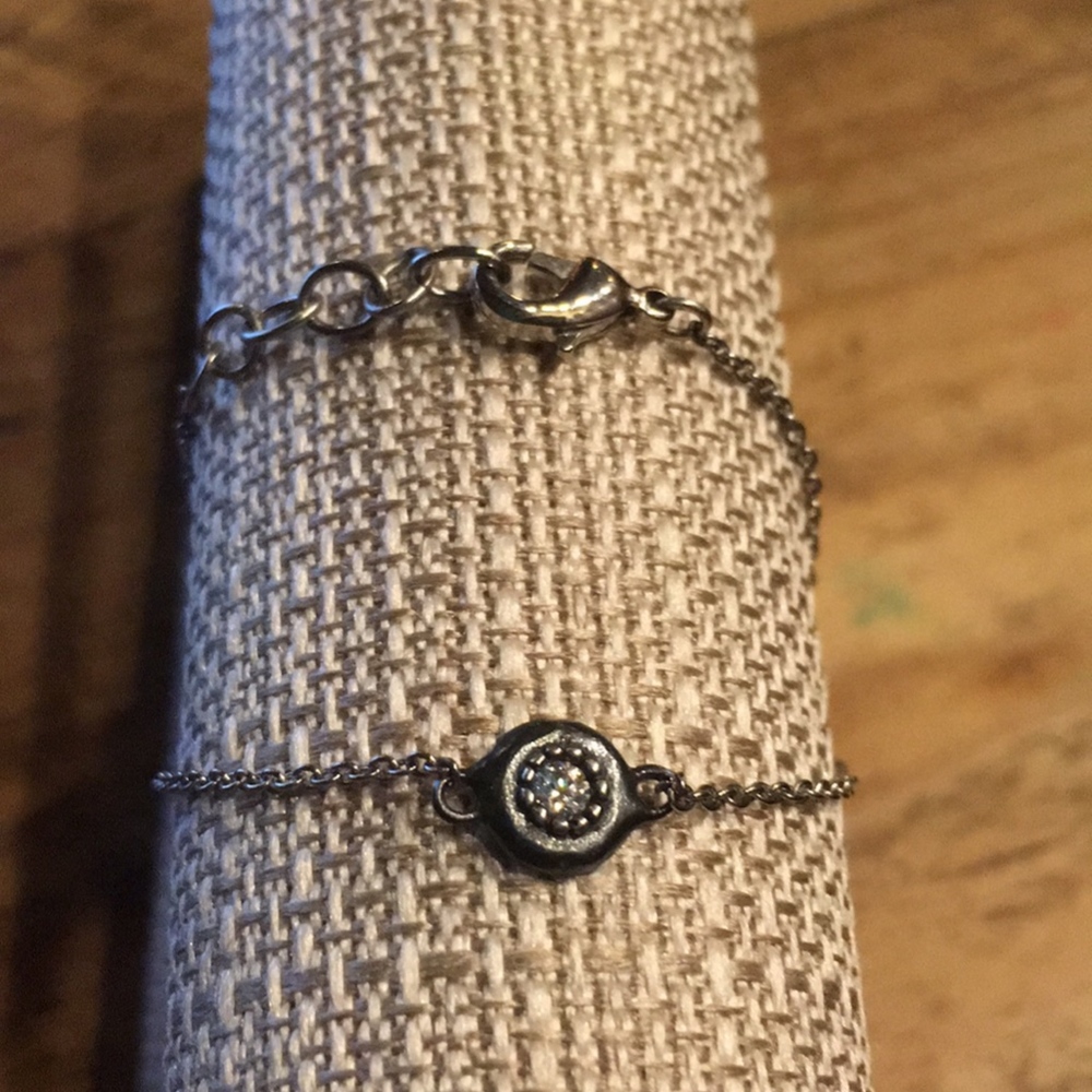 NWT Sara Blaine 10727 Magali Chain Bracelet Clear CZ